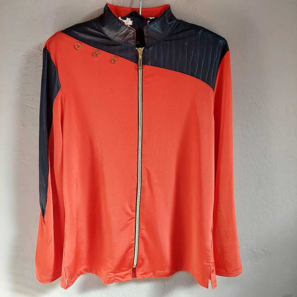 Jamie Sadock Full Zip Jacket Colorblock